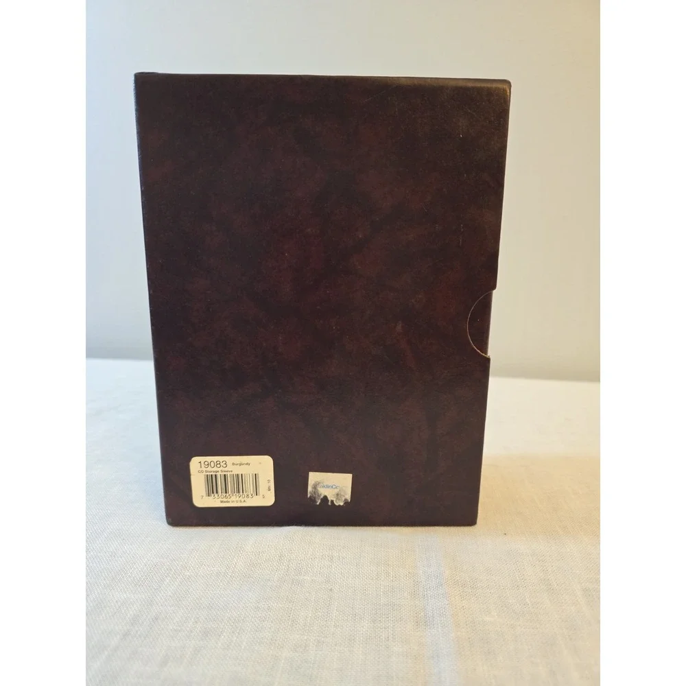 Vintage Franklin Covey Storage Binder-Classic Size-Burgundy Item # 19078 & 19083